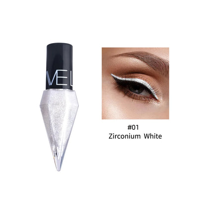 Sombra de Ojos Líquida con Purpurina – Delineador en Barra Resistente al Agua, Acabado Metálico y Brillante para Maquillaje Glam