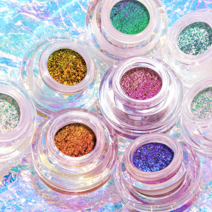 Sombra de Ojos en Gel Profesional Camaleón – Multicromo, Vegana, Alta Pigmentación y Larga Duración