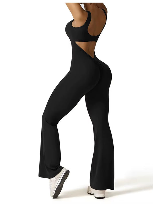 Body Deportivo Sexy con Realce de Cadera y Espalda Descubierta