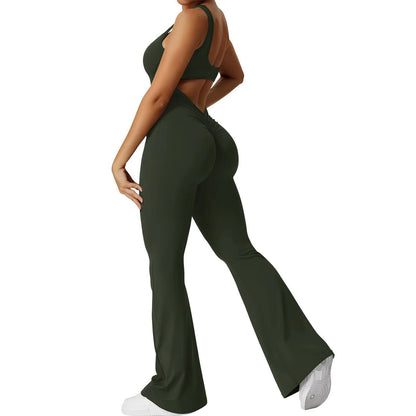 Body Deportivo Sexy con Realce de Cadera y Espalda Descubierta