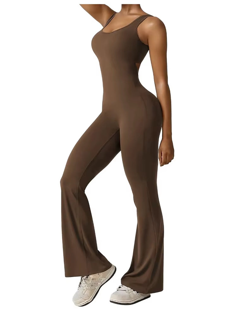 Body Deportivo Sexy con Realce de Cadera y Espalda Descubierta