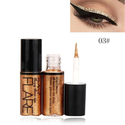Delineador de Ojos Líquido con Sello y Punta Fina – Waterproof, Secado Rápido y Doble Punta para un Acabado Profesional