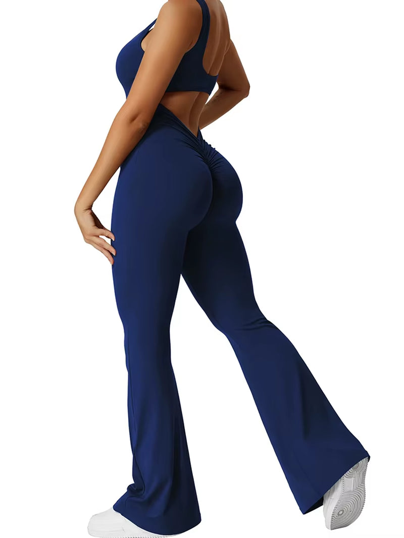Body Deportivo Sexy con Realce de Cadera y Espalda Descubierta